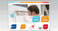 Desktop Screenshot of gemo-interim.fr